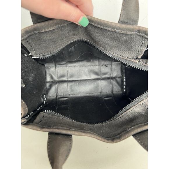 Marc Jacobs the Canvas Small Tote Bag Small Black No Strap - Picture 10 of 13